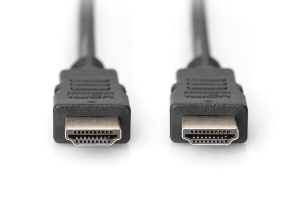 Digitus HDMI Kablo Altın Uçlu Siyah (5m) FHD