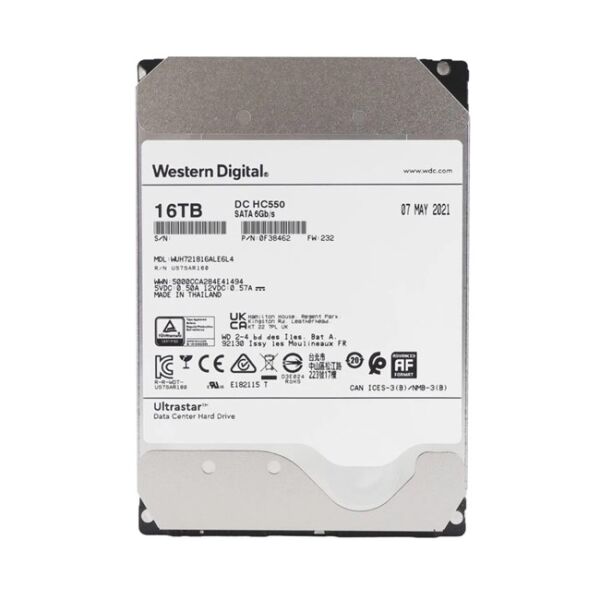 WD Ultrastar DC HC550 Enterprise 16TB -0F38462