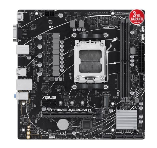 Asus Prime A620M-K AM5 Ryzen Vga Hdmi