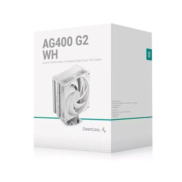DeepCool 120mm Hava Soğutucu Beyaz (AG400-G2-WH)