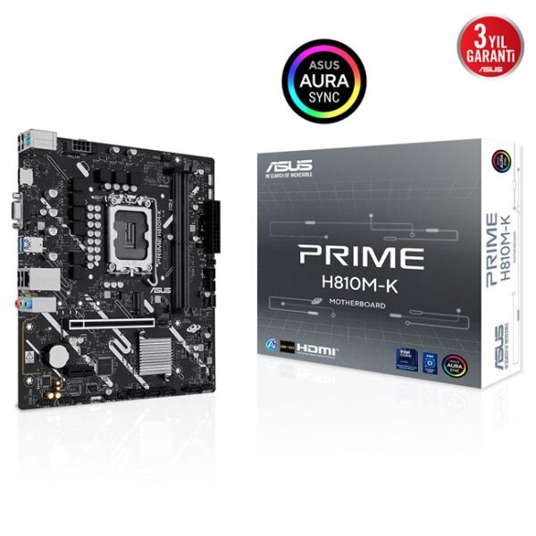 Asus Prime H810M-K D5 1851P Vga Hdmi