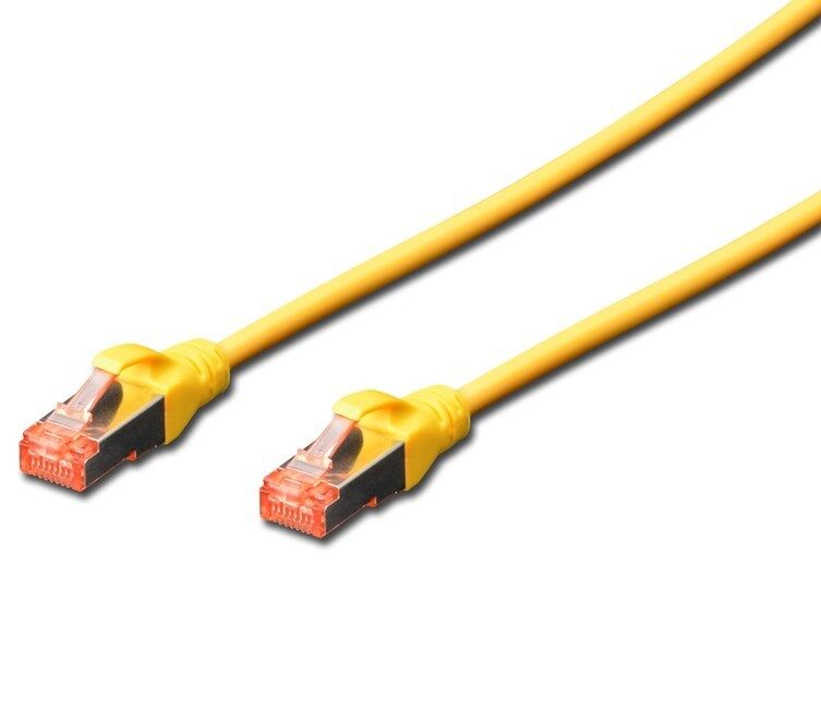 Digitus Zırhlı Patch Kablo Cat6 Sarı (1m)