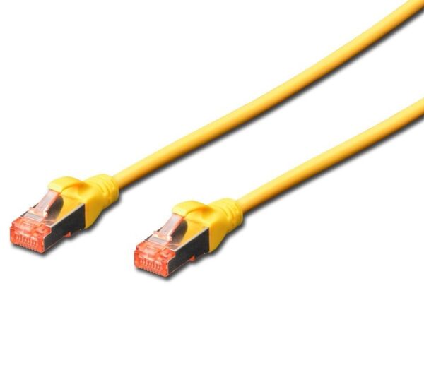 Digitus Zırhlı Patch Kablo Cat6 Sarı (1m)