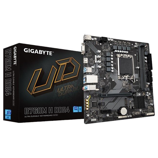Gigabyte B760M-H D4 1700P Vga Hdmi