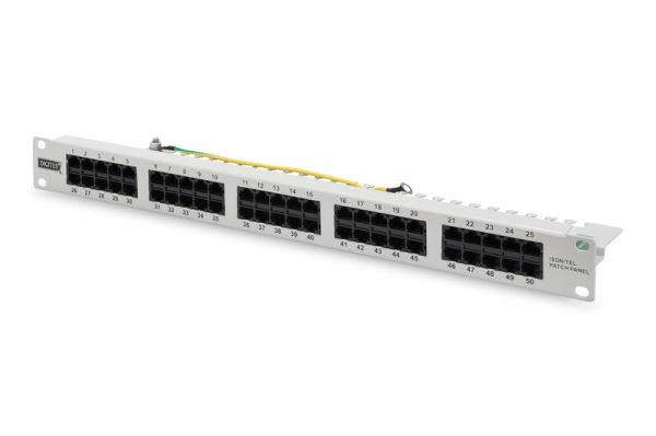 Digitus DN-91350-1 19'' 50 port CAT-3 Zırhsız