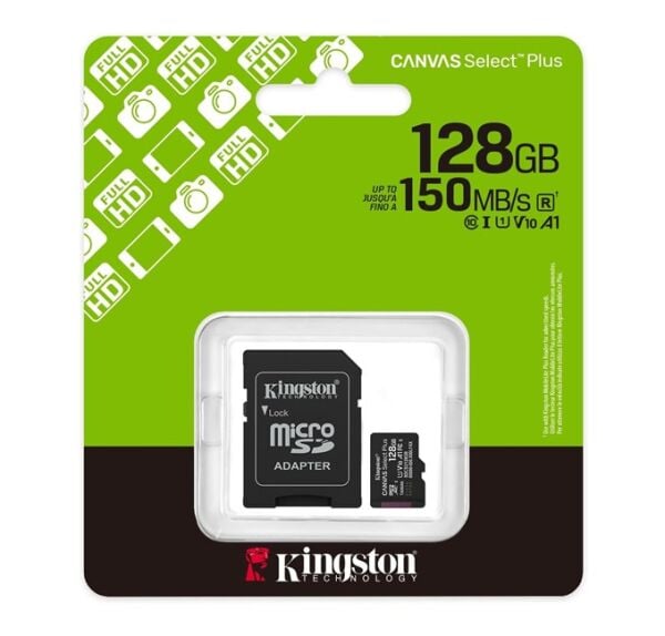 Kingston 128GB Micro SD Gen3 150MB/s SDCS3/128GB