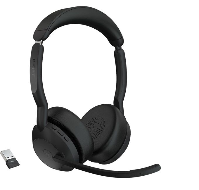 Jabra Evolve2 55 Link380a MS Stereo Siyah