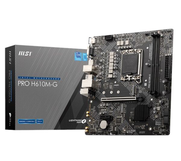 MSI Pro H610M-G D5 1700P Vga Hdmi Dp