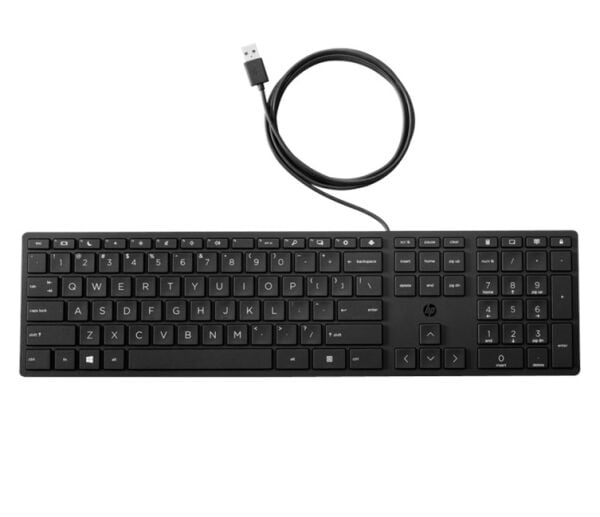 HP 320K Kablolu Klavye Siyah (9SR37AA)