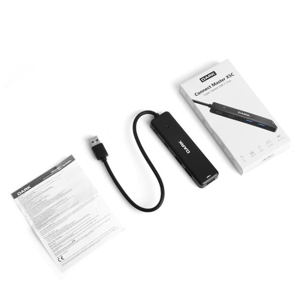 Dark (DK-AC-USB347) 3 Port USB-A + 2 Port Type-C
