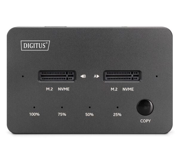 Digitus Çift Yuvalı M.2 NVME SSD Docking Station
