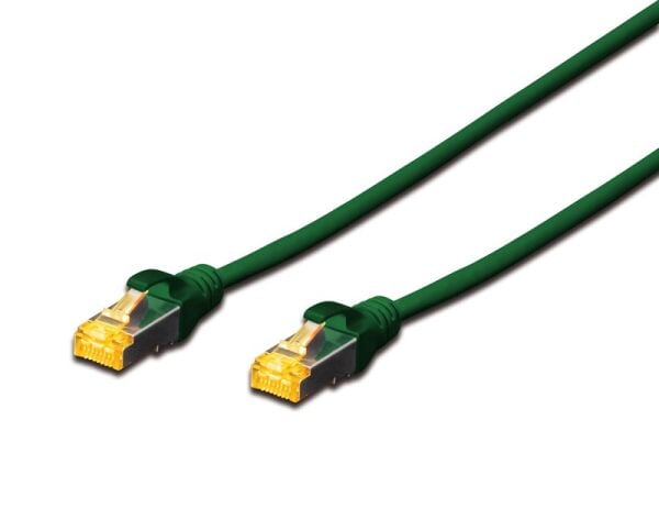 Digitus Zırhlı Patch Kablo Cat6A Yeşil (5m)
