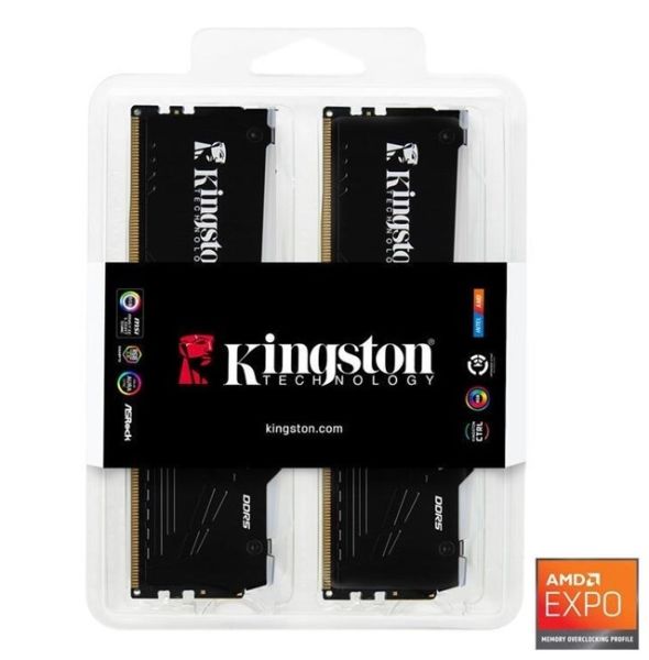 Kingston RGB 32G 2x16 6400 D5 KF564C32BBEAK2-32TR