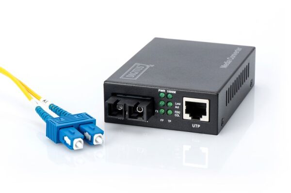Digitus Gigabit Medya Dönüştürücü Singlemode (SC)
