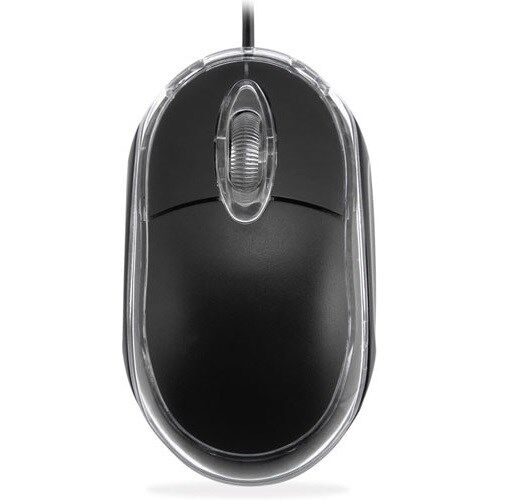 Everest Kablolu Mavi Işıklı Mouse Siyah (KM-6809)