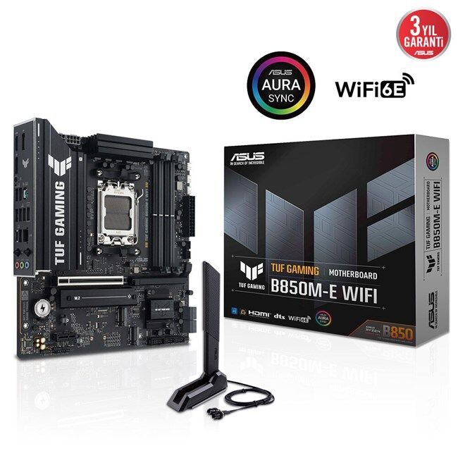 Asus Tuf Gaming B850M-E Wifi AM5 D5 Hdmi Dp Type-C
