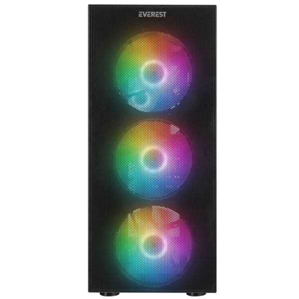 Everest Faced V5 (600W) Mesh TG Mid Tower