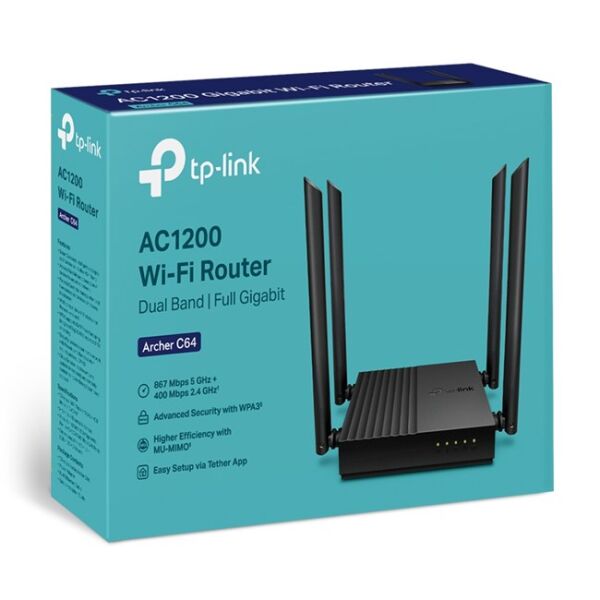 Tp-Link ARCHER C64 Çift Bant Router