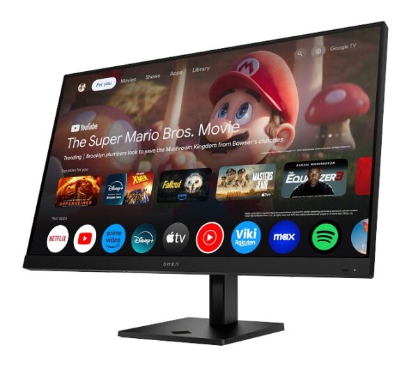 HP OMEN 31.5'' 1ms 4K Type-C (Smart/Google TV)