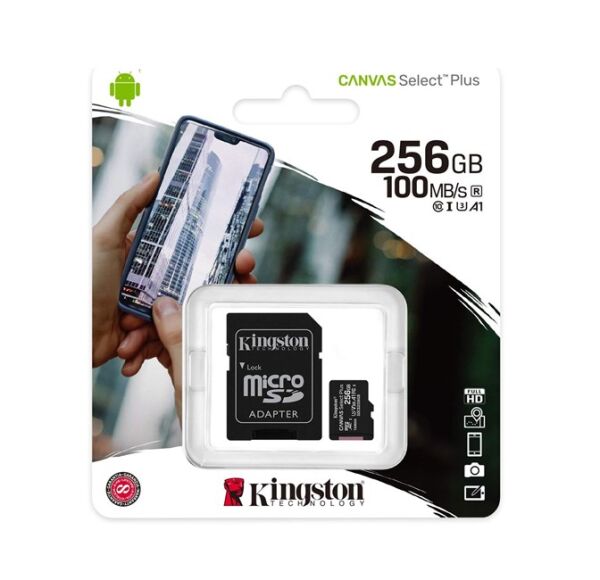 Kingston 256GB Micro SD Gen3 150MB/s SDCS3/256GB