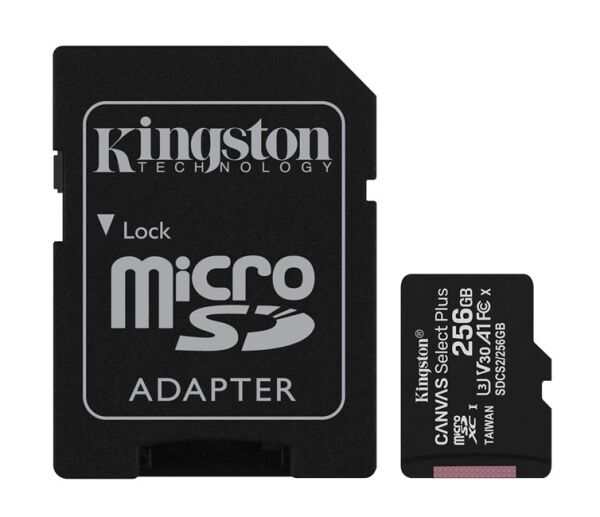 Kingston 256GB Micro SD Gen3 150MB/s SDCS3/256GB