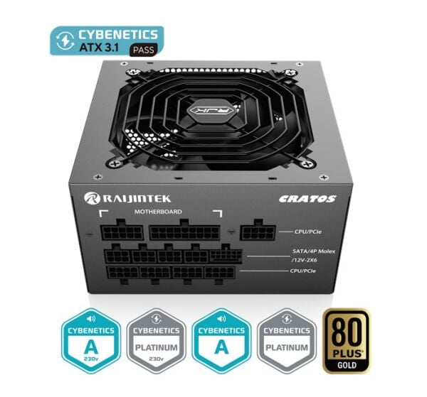 Raijintek Cratos 850W 80+ Gold PCIE5