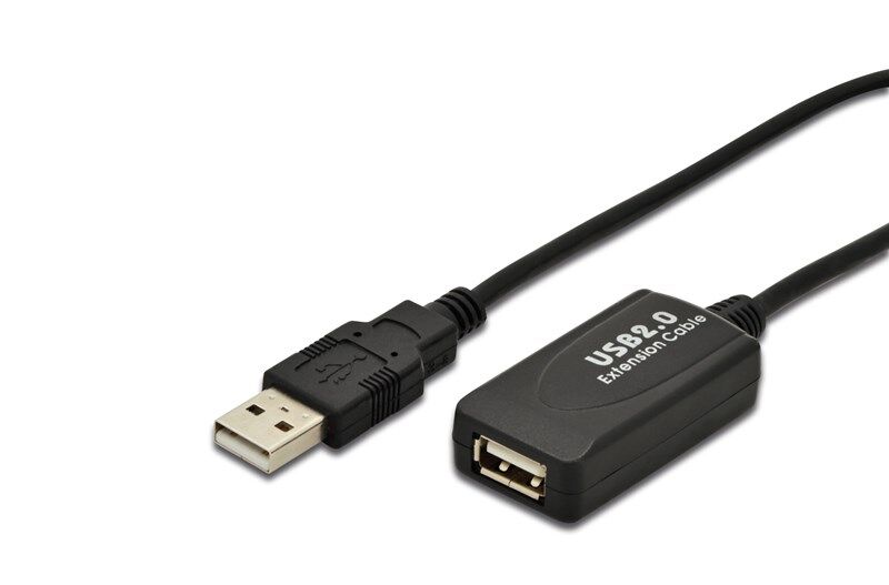 Digitus USB Uzatma Kablosu Siyah (5m)