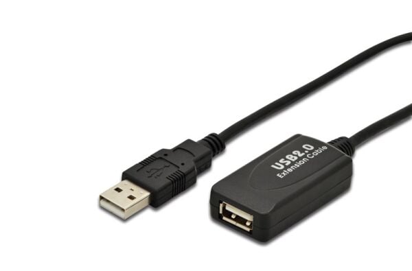 Digitus USB Uzatma Kablosu Siyah (5m)
