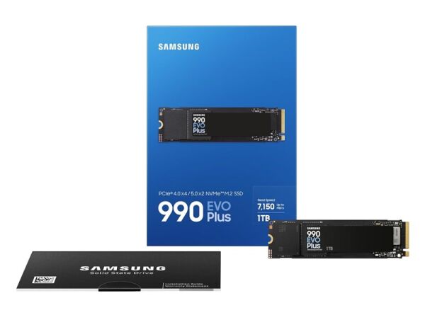 Samsung 990 Evo Plus 1TB M.2 NVMe (7150-6300MB/s)