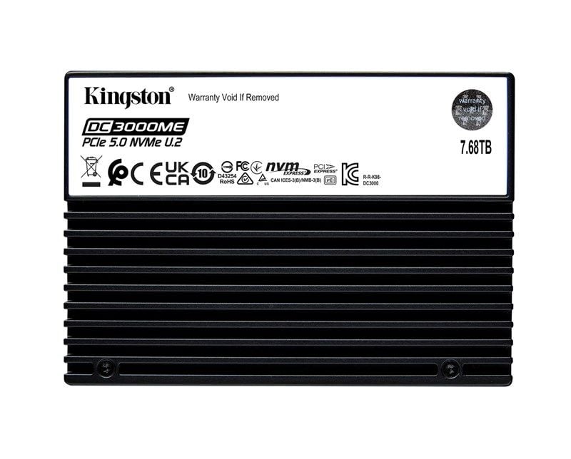 Kingston Enterprise 7.68TB 2.5'' NVMe SSD