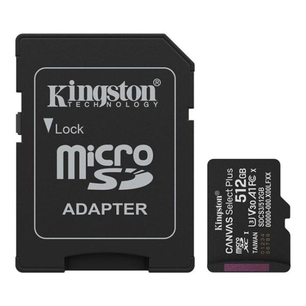Kingston 512GB Micro SD Gen3 150MB/s SDCS3/512GB