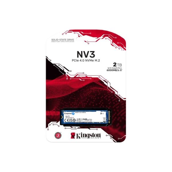 Kingston NV3 2TB M.2 NVMe SSD (6000-5000MBs)