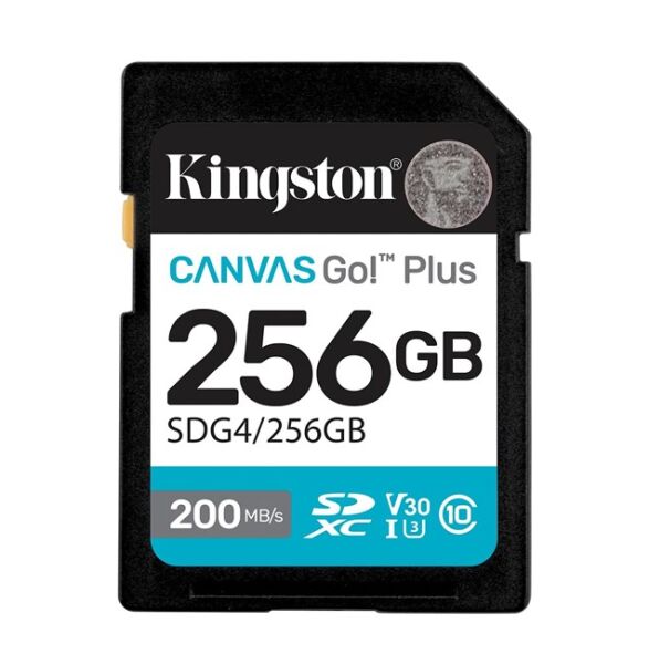 Kingston 256GB SDXC Gen4 200MB/s SDG4/256GB