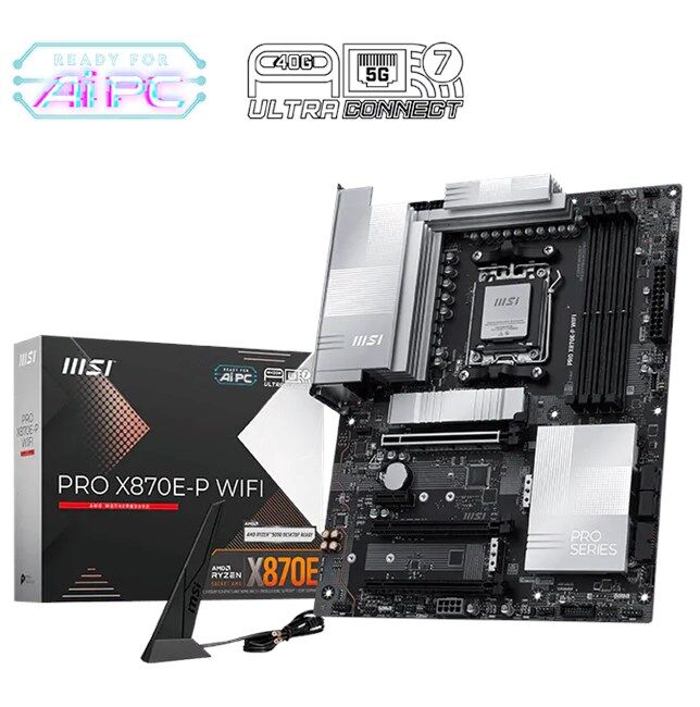 MSI Pro X870E-P Wifi AM5 Ryzen D5 Hdmi Type-C