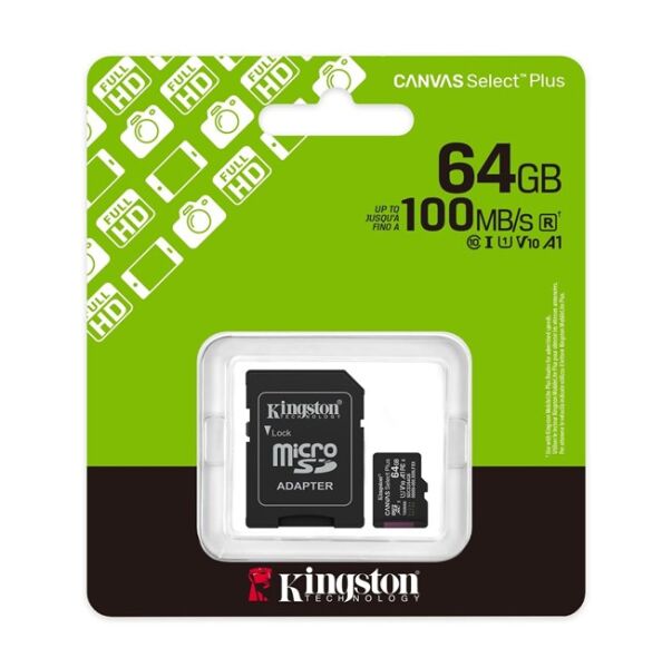 Kingston 64GB Micro SD Gen3 150MB/s SDCS3/64GB