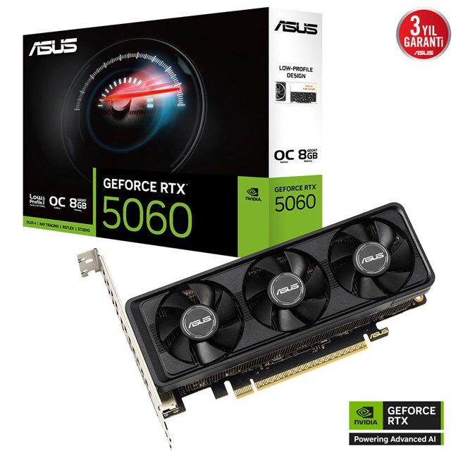 Asus GeForce RTX 5060 LP BRK 8GB GD7 OC 128Bit