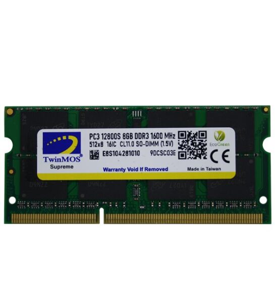 TwinMOS 8GB DDR3 1600MHz (MDD38GB1600N) (NB)