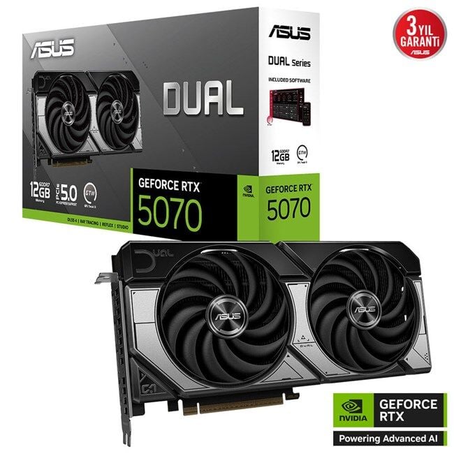 Asus GeForce RTX 5070 12G Dual GD7 192Bit
