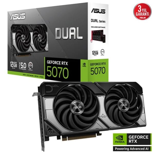 Asus GeForce RTX 5070 12G Dual GD7 192Bit