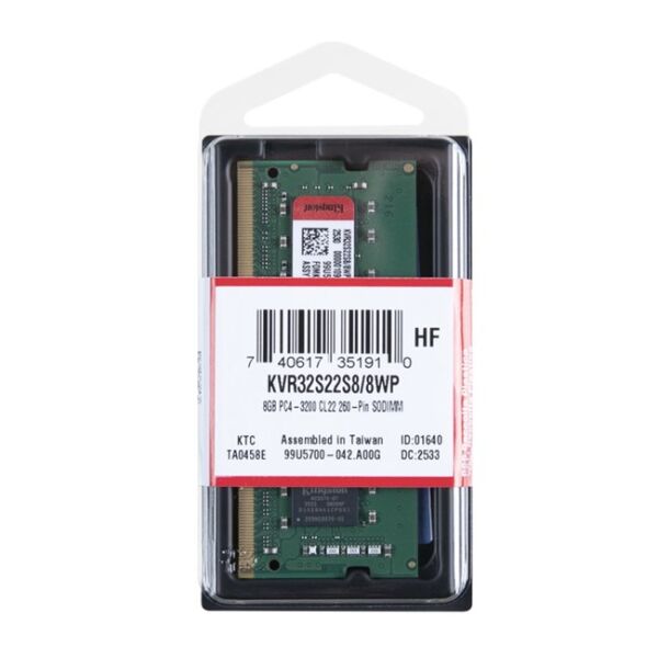 Kingston 8GB 3200 D4 KVR32S22S8/8WP (NB)