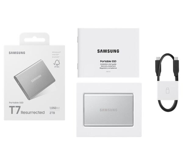 Samsung T7R 2TB Usb 3.2 Gen2 Type-C Gri