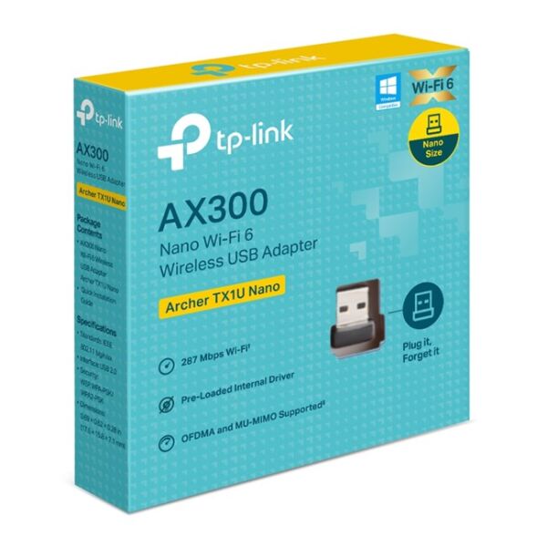 Tp-Link Archer TX1U Nano 287Mbps USB Adaptör