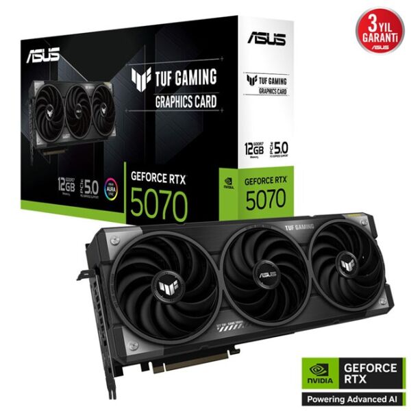 Asus GeForce RTX 5070 12G Tuf Gaming GD7 192Bit