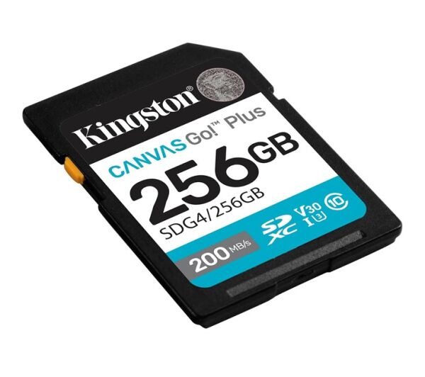 Kingston 256GB SDXC Gen4 200MB/s SDG4/256GB