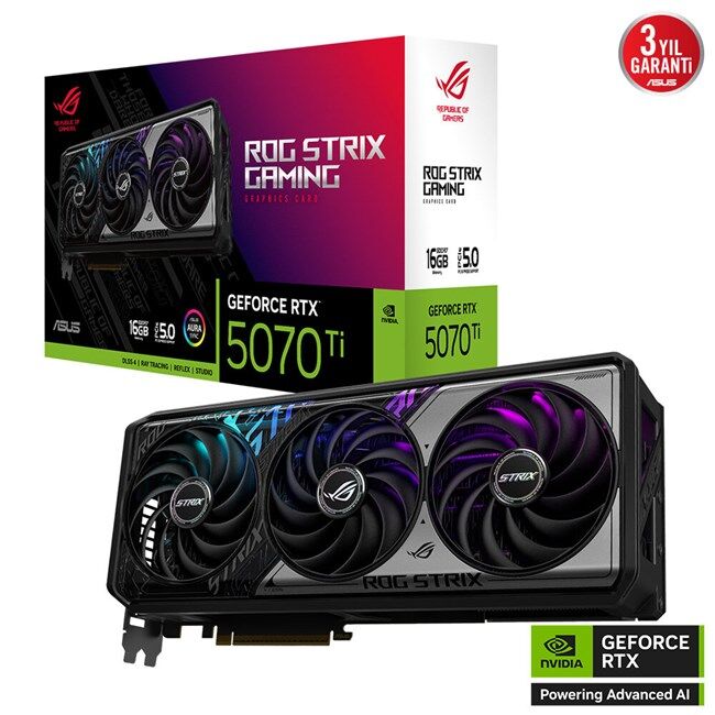 Asus GeForce RTX 5070TI 16G ROG Strix GD7 256B