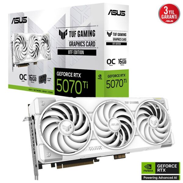 Asus GeForce RTX5070TI 16G TUF Gaming OC BTF 256B