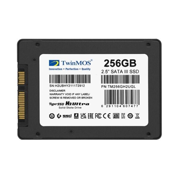 TwinMOS Hyper 256GB 2.5'' SATA3 SSD (580/550Mb/s)