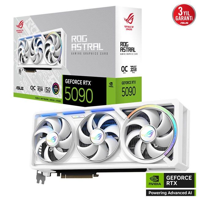 Asus GeForce RTX 5090 32GB Rog Astral OC GDDR7 W