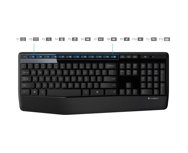 Logitech MK345 Kablosuz Set Siyah (920-006514)