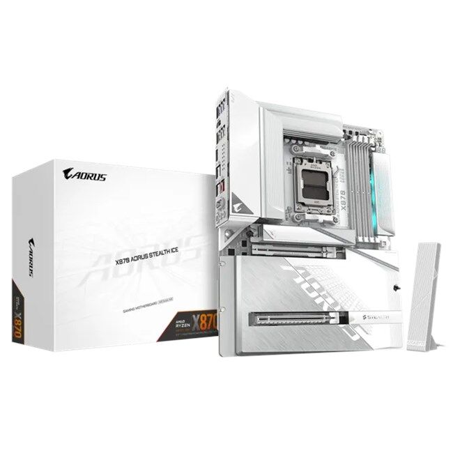 Gigabyte X870 Aorus Stealth ICE D5 AM5 Type-C